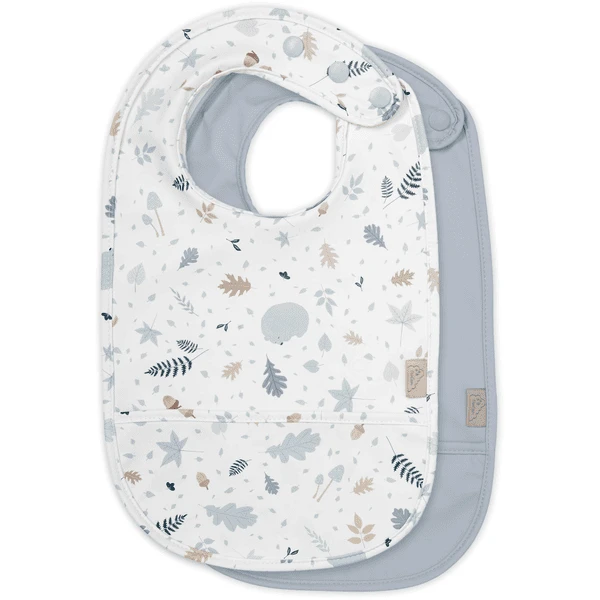 Cam Cam Copenhagen Poly Slabbetje Met Zakje 2-pack Forest Lichtblauw - Afbeelding 4