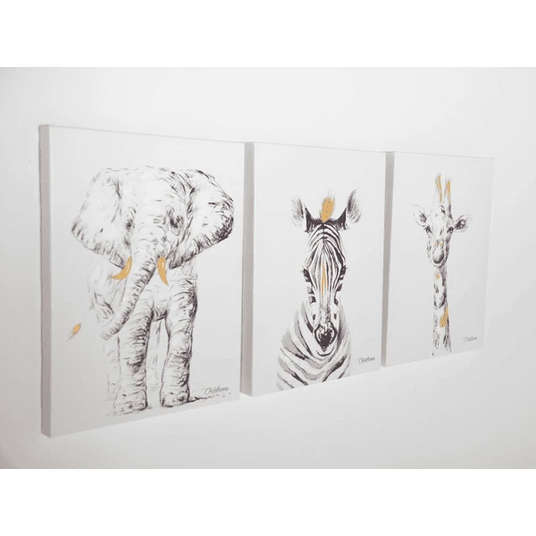 CHILDHOME Schilderij Giraf 30 X 40 Cm - Afbeelding 4