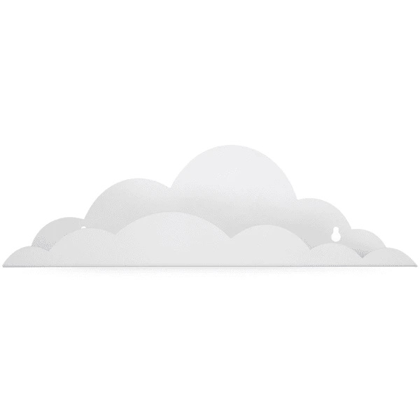 CHILDHOME Wandrek Metaalwolk Wit - Afbeelding 2