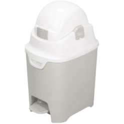 Diaper Champ Luieremmer ONE Standaard Handsfree, Zilver