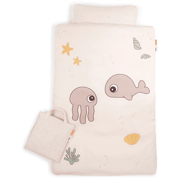 Done By Deer ™ Beddengoed Junior Jelly & Wally 100 X 140 Cm Powder Roze - Afbeelding 5