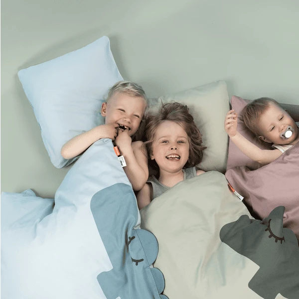 Done By Deer ™ Beddengoed Set Junior Sleepy 100 X 140 Cm Croco Blauw - Afbeelding 4