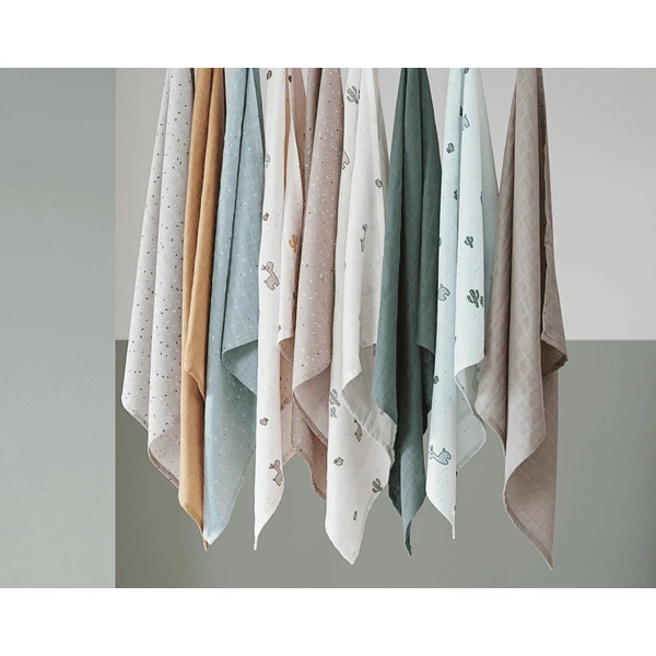 Done By Deer ™ Gaasluiers 3-Pack Lalee Blauw - Afbeelding 3