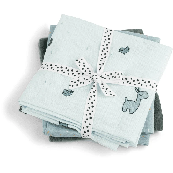 Done By Deer ™ Gaasluiers 3-Pack Lalee Blauw