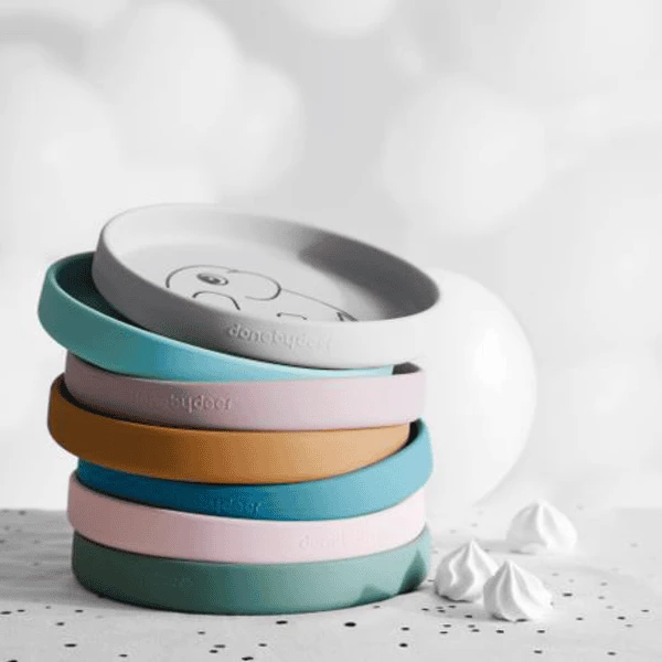 Done By Deer ™ Kinderbordje Elphee Grijs Van De 6e Maand - Afbeelding 3