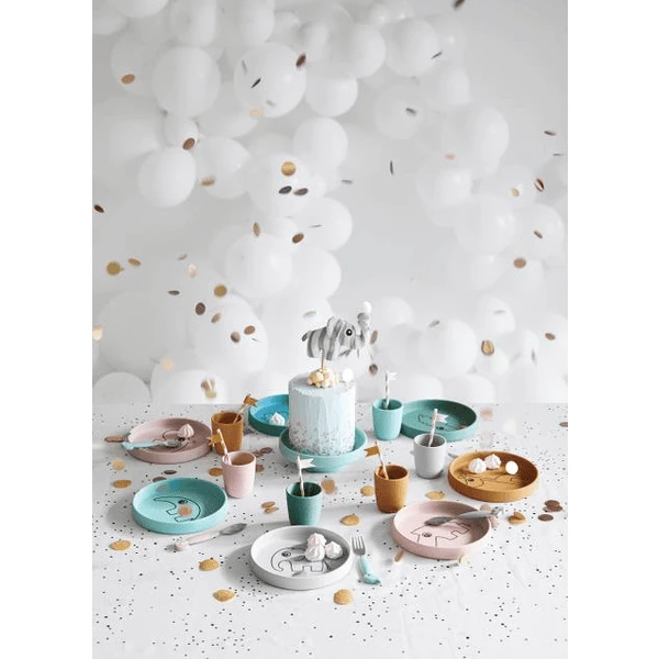 Done By Deer ™ Kinderbordje Elphee Grijs Van De 6e Maand - Afbeelding 5