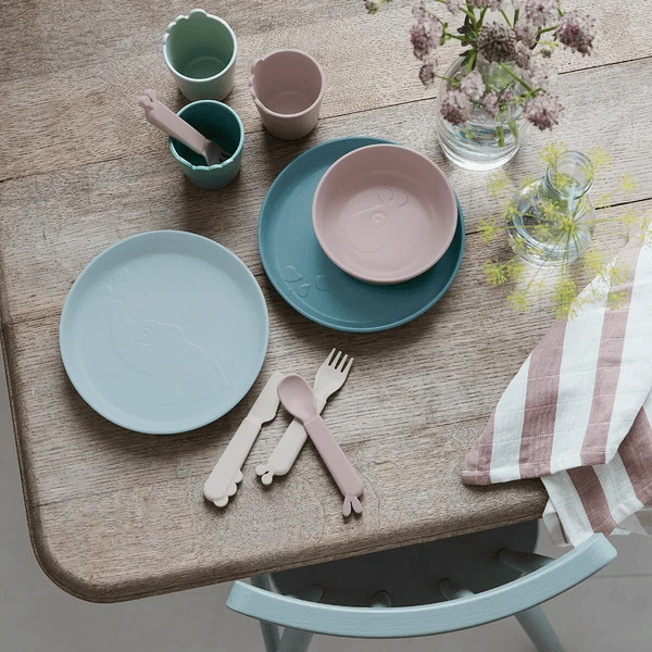 Done By Deer ™ Lepel Kiddish 4-pak Lalee Blauw - Afbeelding 2