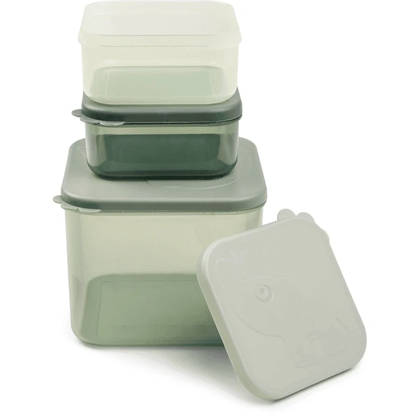 Done By Deer ™ Opslagcontainerset L, Elphee Groen - Afbeelding 4