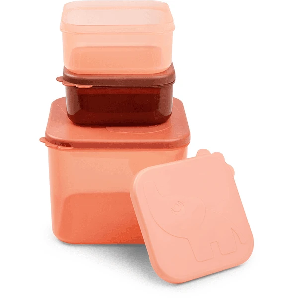 Done By Deer ™ Opslagcontainerset L, Elphee Papaya - Afbeelding 5