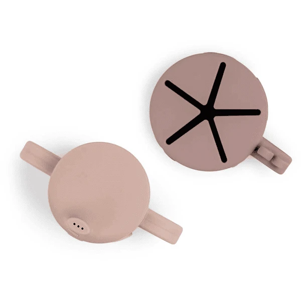 Done By Deer ™ Snack & Drink Beker Peekaboo Set Hert Friends Roze - Afbeelding 4