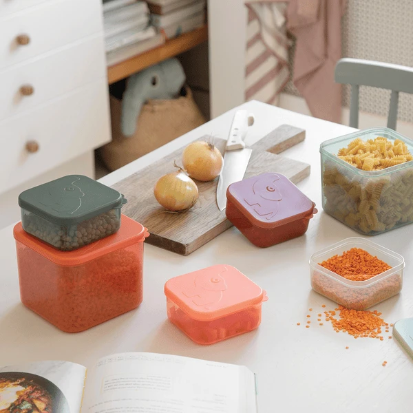 Done By Deer ™ Snack Box Set 3-Pack Herten Friends Roze - Afbeelding 2