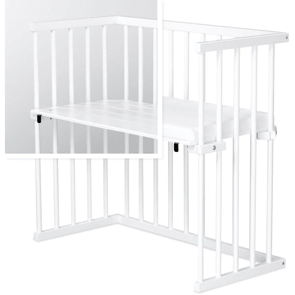 Dreamgood Co-sleeper Beuken Wit Gelakt | Matras Prime Air - Afbeelding 2