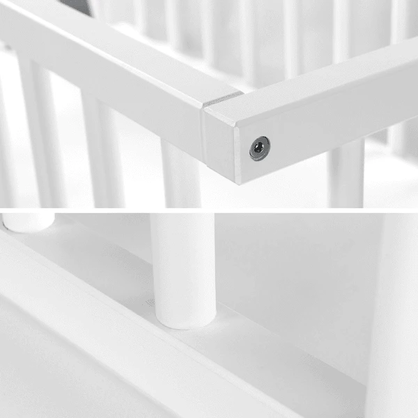 Dreamgood Co-sleeper Beuken Wit Gelakt | Matras Prime Air - Afbeelding 3