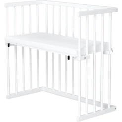 Dreamgood Co-sleeper Beuken Wit Gelakt | Matras Prime Air