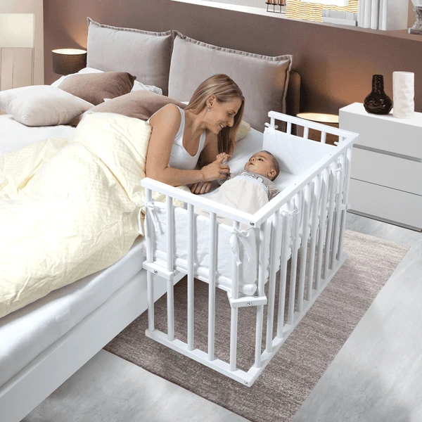 Dreamgood Co-sleeper Beuken Wit Gelakt | Matras Prime Air - Afbeelding 4
