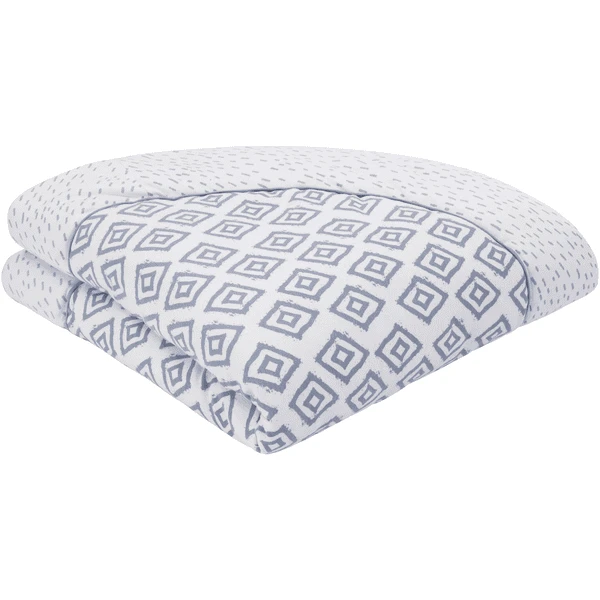 Emma & Noah Kruipdeken Rond Blauw 100 Cm - Afbeelding 2