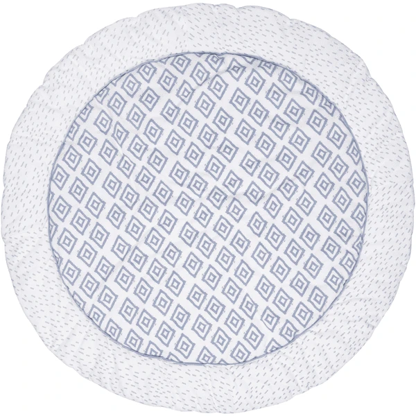 Emma & Noah Kruipdeken Rond Blauw 100 Cm