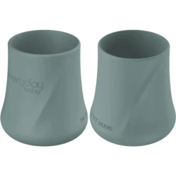 Everyday Baby Siliconen Drinkbeker Set Van 2, Harmony Green