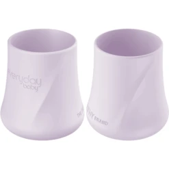Everyday Baby Siliconen Drinkbeker Set Van 2, Light Lavendel
