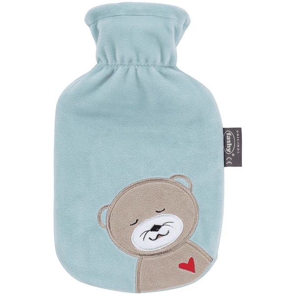 Fashy ® Warmwaterkruik 0,8L Met Fleece Hoes Otter Öhrli - Afbeelding 2