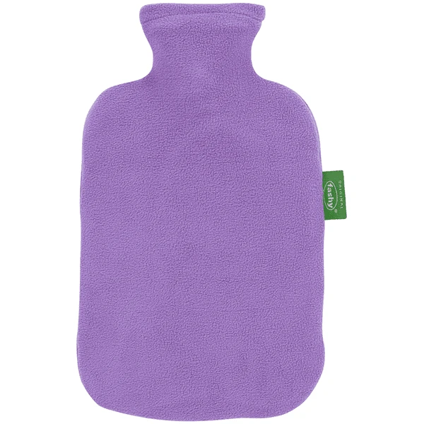 Fashy Warmwaterkruik 2L Met Fleece Hoes In Lila - Afbeelding 3