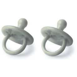 Filibabba Fopspeen Silicone Van 0 Maanden Moss Green , 2 Stuks