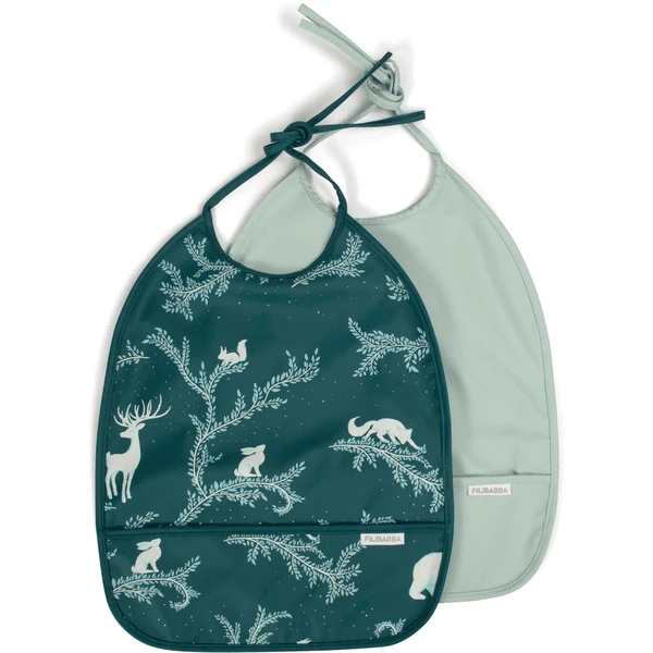 Filibabba Slabbetje 2-pack - Night - Afbeelding 3