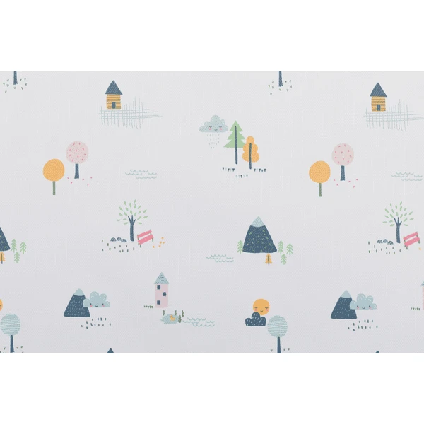 Fillikid Aankleedkussen Softy Village White 53x70 Cm - Afbeelding 2