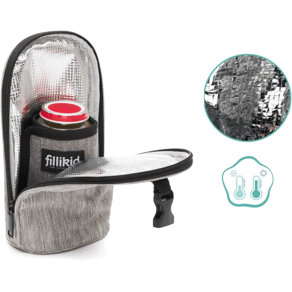 Fillikid Flessenwarmer Lichtgrijs Gemêleerd - Afbeelding 4