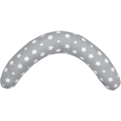 Fillikid Verpleegkundige En Zijdelingse Positioneringskussen Sterren Grijs 190 Cm