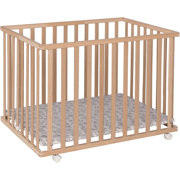 Geuther Kinderbox Leela 76 X 102,5 Cm Natuurlijke Kleine Monsters - Afbeelding 3