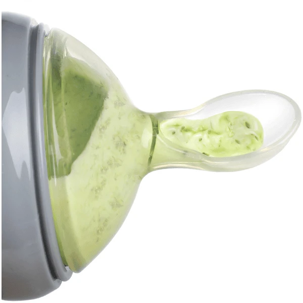 Haakaa® Drinkflesgarnituur Voedingslepelset, Grijs - Afbeelding 3