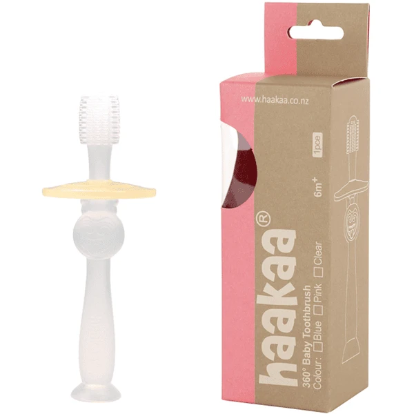 Haakaa® Tandenborstel, 360° Transparant - Afbeelding 3