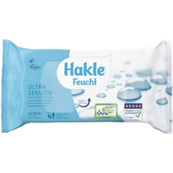 Hakle Wet Wipes Ultra Sensitive , 42 Vellen
