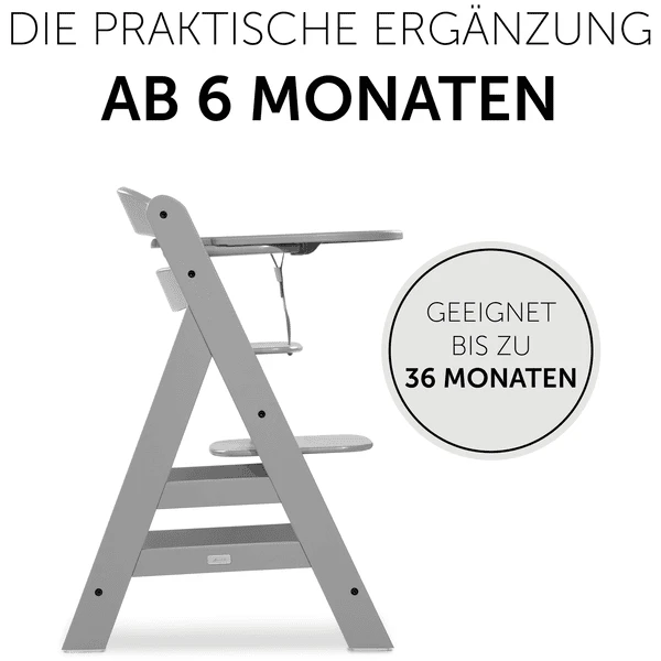 Hauck Alpha Eettafel Click Dienblad Grijs - Afbeelding 5