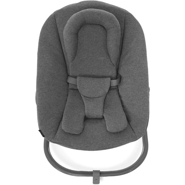 Hauck Baby Aanhangsel Alpha Wipstoel Premium Jersey Charcoal - Afbeelding 2