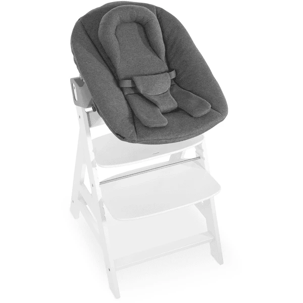 Hauck Baby Aanhangsel Alpha Wipstoel Premium Jersey Charcoal - Afbeelding 3