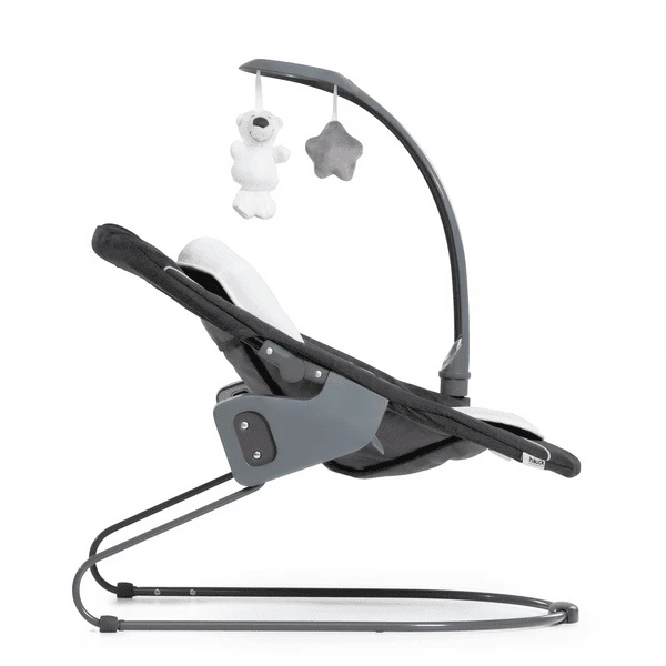 Hauck Wipstoeltje Alpha Bouncer Wipstoel 2-in-1 Stretch Grey - Afbeelding 4