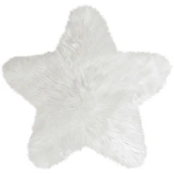 Heitmann Lamsvel Speelkleed STERN Wit