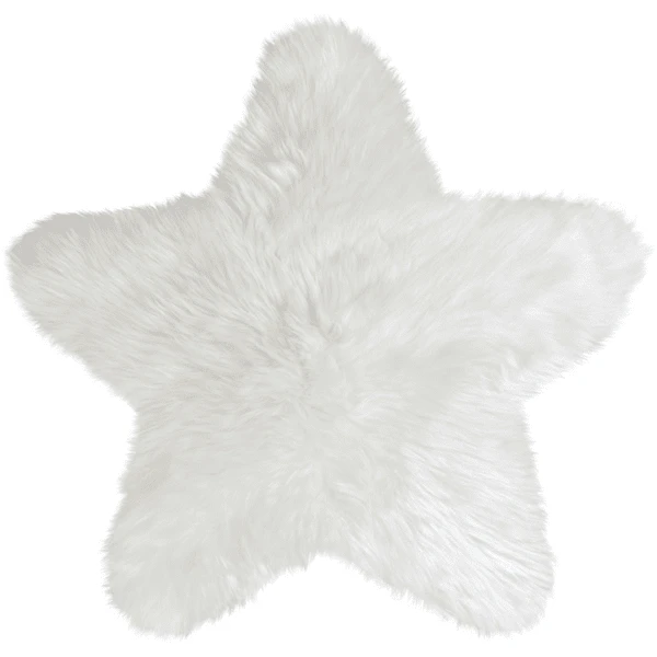 Heitmann Lamsvel Speelkleed STERN Wit