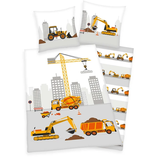 HERDING Beddengoed Bouwplaats 135 X 200 Cm - Afbeelding 3