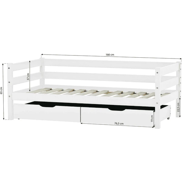 Hoppekids Junior Bed Ida-Marie Wit 70 X 160 Cm - Afbeelding 5