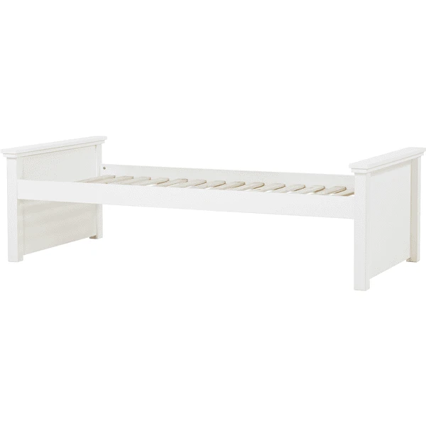 Hoppekids Maja Deluxe Sofa Bed 90 X 200 Cm Roll-Up Rooster Wit 2 Midden Bed Uiteinden