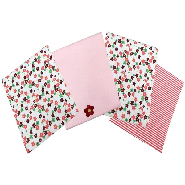 HÜTTE & CO Molleton Sjaals 4 Pakjes Bloemen - Afbeelding 4