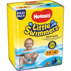 HUGGIES Zwemluier Little Zwemmers Maat 5-6 4 X 19 Stuks