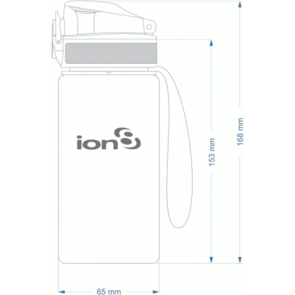 Ion 8 Lekvrije Kinderdrinkfles 350 Ml Donkerblauw - Afbeelding 4