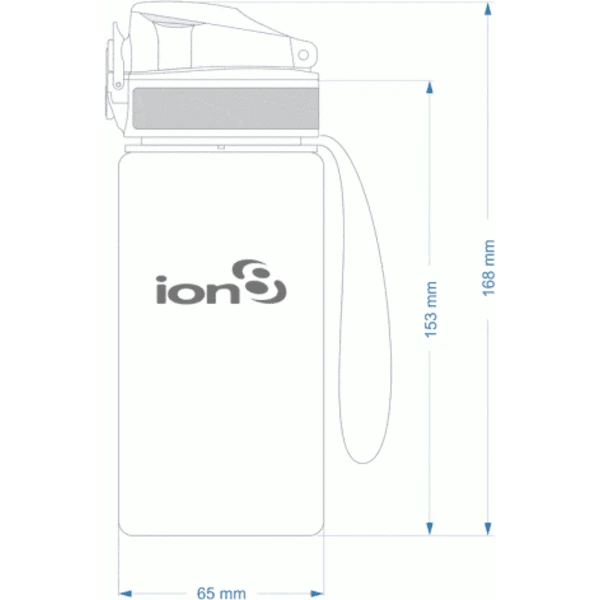 Ion 8 Lekvrije Kinderdrinkfles 350 Ml Roze - Afbeelding 4