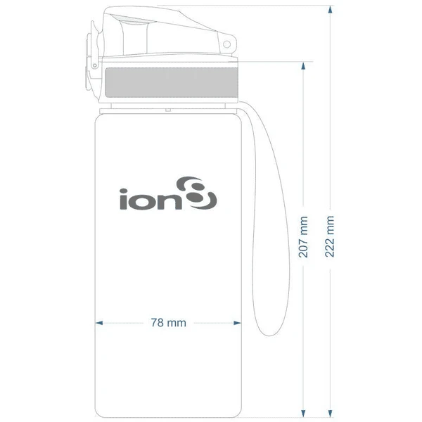 Ion 8 Lekvrije Kinderdrinkfles 750 Ml Rood - Afbeelding 3