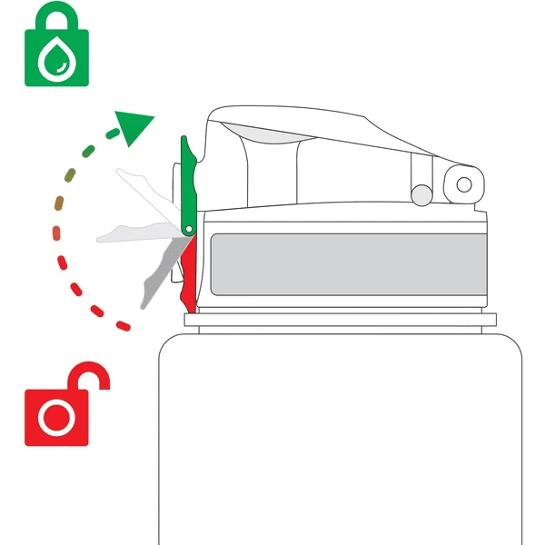 Ion 8 Lekvrije Kinderdrinkfles 750 Ml Rood - Afbeelding 5