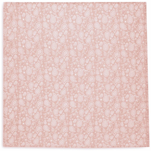 Jollein 2 Pack Burp Cloth Hydrophill 70x70cm Paisley Halo Rosewood - Afbeelding 3